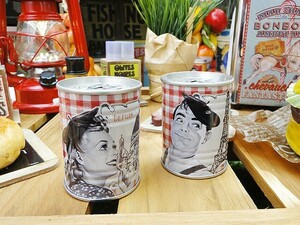 フレンチアメリカン　ソルト＆ペッパーポット　2個セット　（ビストロ・パリ）　アメリカン雑貨　アメリカ雑貨