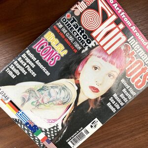 B0348 「TATTOO FLASH TATTOO MAGAZINE」 タトゥー 古本　雑誌　マガジン 刺青