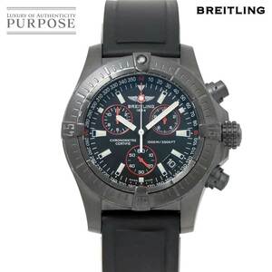 ブライトリング BREITLING アベンジャー シーウルフ ブラックスチール M73390 クロノグラフ 1本限定 デイト クォーツ Avenger 90219331