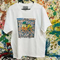 ウォーリーを探せ リプリント Tシャツ 半袖 メンズ 新品 個性的 絵本