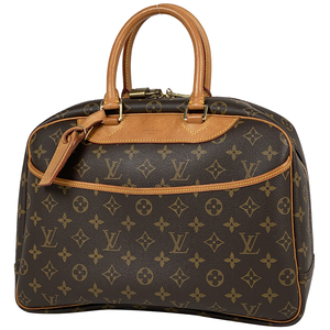 ルイ・ヴィトン Louis Vuitton ドーヴィル 手提げ ボーリングヴァニティ ハンドバッグ モノグラム ブラウン M47270 レディース 【中古】