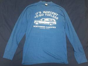 80s古着 made in USAビンテージ 長袖TシャツK-studio M ロングスリーブ ロンTヴィンテージ クラシックカー車フォードFordシボレーCHEVROLET