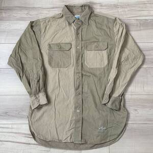 【Sサイズ ※大きめなのでM相当】即決！ARMY TWILL × B:MING 別注クレイジーパターン長袖ワークシャツ(ベージュ系) 美中古品 入手困難