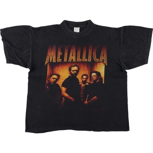 古着 90年代 BG METALLICA メタリカ バンドTシャツ バンT メンズL相当 ヴィンテージ /evb007041