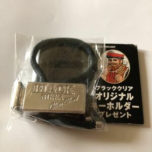 ＊レトロ ＊激レア非売品　NIKKA WHISKY ニッカウヰスキー　ブラッククリア　オリジナル　キーホルダー　ノベルティ