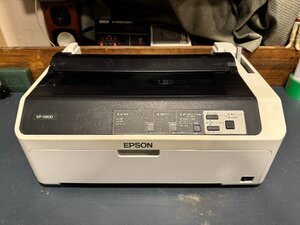 【EPSON　ドットインパクトプリンター　VP-D800　通電確認　ジャンク扱い　中古】