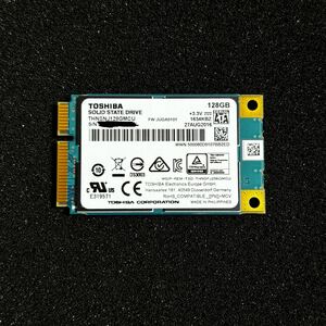 TOSHIBA SSD 128GB THNSNJ128GMCU mSATA ((動作品・3枚限定！))