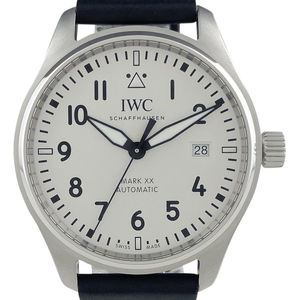 インターナショナルウォッチカンパニー IWC パイロットウォッチ マークXX IW328207 腕時計 SS レザー 自動巻き シルバー メンズ 【中古】