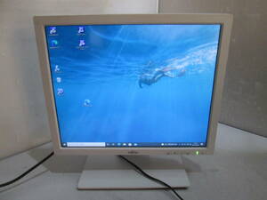 「F3-1」★FUJITSU VL-17CST-D02 タッチパネルモデル 17型 SXGA（1280×1024） 液晶モニタ 入力端子：DVI★