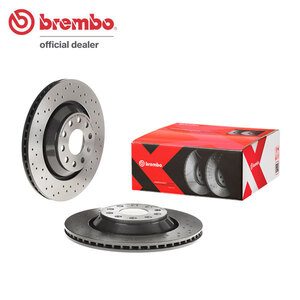 brembo ブレンボ エクストラブレーキローター リア用 フォルクスワーゲン ゴルフR AUCJXF AUDJHF H25.9～ 2.0L