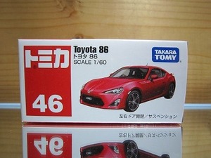 25 絶版・希少 トミカ No 46 トヨタ ８６ 