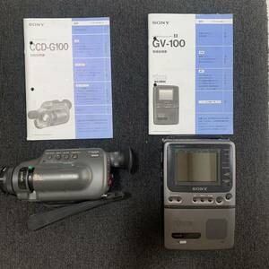 SONY GV-100 CCD-G100 video8ハンディカム デジタルビデオカメラ ビデオカメラ ソニー ビデオウォークマン video walkman