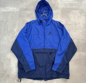 ナイキ【acg 】アノラックナイロンパーカー Lサイズ　ハーフジップ　ネイビー　NIKE ACG 薄手