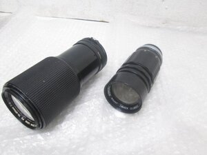 PK21437U★CANON 他★レンズ　2点まとめて★FD 70-210mm 1:4 他★