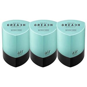 【即発送】【まとめ買い】 GREACH(グリーチ) ナチュラルルーズ ヘアワックス 80g ブルー 3個セット