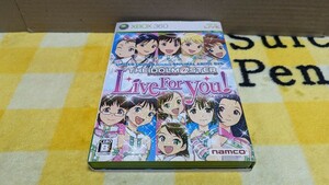 xbox360 アイドルマスター ライブフォーユー 数量限定オリジナルアニメDVD同梱版