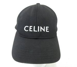 14091◆CELINE セリーヌ ベースボールキャップ キャップ【Ｌ/57-61】セリーヌジャパン 中古 USED