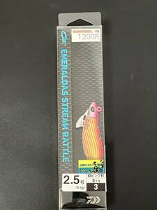 ☆新品未開封☆　ダイワ　エメラルダス ストリーム ラトル 2.5号　赤下地・縞ピンク杉　山田ヒロヒト監修　エギ