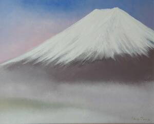 ≪国美協≫多田晴義、『白銀の富士山』、油彩画、F10号：53,0cm×45,5cm、一点物、新品高級油彩額付、直筆サイン・真作保証