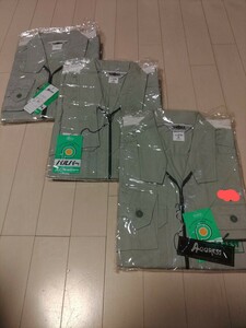 新品 3着セット 春夏 長袖作業服 Mサイズ3着ナガソデジャンパー モスグリーン 株式会社サンエス SUN-S 品番AG231 定価税抜き1着6500円