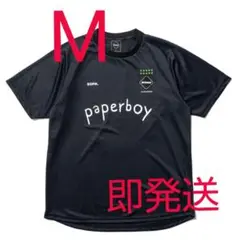 即発送 Paperboy FCRB S/S PRE MATCH TOP ブラック