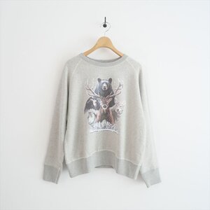 2024AW今季新作・人気完売品 / 未使用 / Ron Herman / Northern California Animals Print Sweat Shirt スウェット XS / 2410-0525