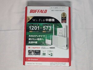 BUFFALO バッファロー Wi-Fi6/メッシュ対応 Wi-Fi中継機 WEX-1800AX4EA