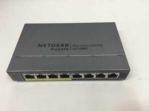 NETGEAR【GS108PEv3】ギガビット8ポート アンマネージプラススイッチ(4ポートのPoE給電対応)　本体のみ（管2OF)