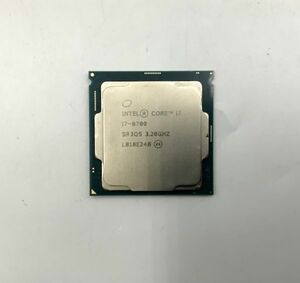 ●中古美品/cpu/ i7-8700 第8世代 SR3QS 3.20GHz 6コア 12スレッド FCLGA1151 管理番号：20240802-26