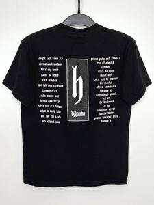 90s Dj honda 両面プリント Tシャツ M 90年代 ツアー ロゴ 半袖 カットソー ブラック 黒 USA Dj ホンダ