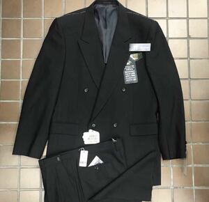 アウトレット価格【新品】★激安タグ付き★高級 礼服/サイズXL A7/ブラック　漆黒の黒/ノーベンツ/冠婚葬祭　アジャスター カシミヤ混