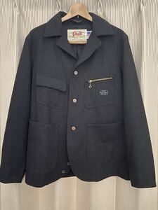 Schott ショット ウールエンジニアジャケット M NAVY 