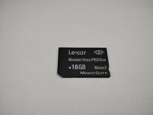 16GB　Lexar　メモリースティックプロデュオ　MEMORY STICK PRO DUO　フォーマット済み メモリーカード