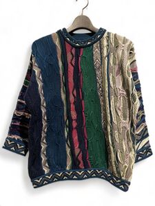 オーストラリア製 COOGI クージー 3D KNIT SWEATER 3Dニットセーター マルチカラー XSサイズ