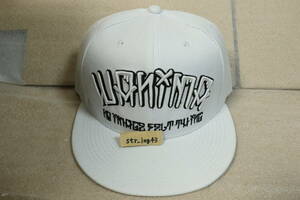 未使用 WANIMA × LEFLAH コラボ キャップ ARCH LOGO CAP ホワイト JUICE UP!! さいたまスーパーアリーナ グッズ 帽子