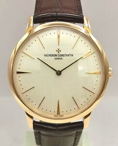 VACHERON CONSTANTIN 81180 パトリモニー K18PG ピンクゴールド OHサービス付 ヴァシュロンコンスタンタン メンズ 手巻き 時計