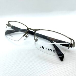 GLASS BiZ 8135 C-9 ライトブラウン (レンズ別売) ハーフリム