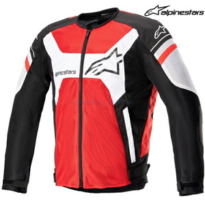 在庫あり アルパインスターズ ジャケット 3306023 T-GP X SUPERAIR JACKET ASIA BLACK WHITE BRIGHT RED(1304) サイズ:M