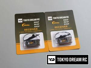 【TokyoDream】Corona R4SF 4CH「S.BUS」受信機 2個セット 軽量・薄型 2.4G Futaba 双葉 互換 FHSS/S-FHSS 日本語説明書付 @01