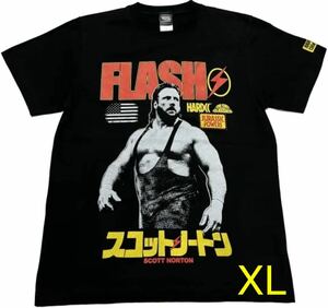 新日本プロレス Tシャツ スコット・ノートン ハードコアチョコレート 蝶野正洋 NWO 武藤敬司 橋本真也 IWGPチャンピオン ボディビルダー