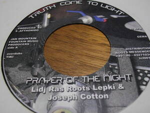 7inch Joseph cotton prayer of the night EX reggae レゲエ roots ニュールーツ レコード uk アナログ analog killer キラー