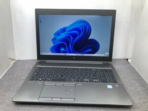 【hp】ZBook 15 G6 Corei7-9750H メモリ32GB SSD256GB NVIDIA Quadro T1000 Windows11Pro 15.6inch FHD 中古ノートPC