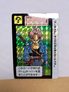 ドラゴンボールZ　カードダス　1991　No.374　トランクス　バンダイ　現状品