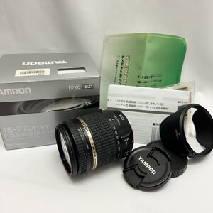 1円～TAMRON タムロン AF18-270mm F/3.5-6.3 一眼レフ カメラレンズ B008 ニコン キヤノン 純正フード付 箱付