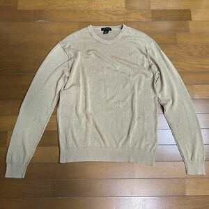 Calvin Klein JEANS カルバン クライン ジーンズ クルーネックセーター 古着 vintage L ベージュ