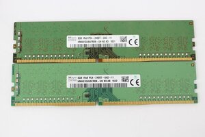 SKhynix HMA81GU6AFR8N-UH DDR4 PC4-2400T 8GB×2枚セット 16GB メモリ☆