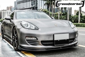 ●ポルシェ970パナメーラ09～13用 フロントカーボンスポイラー/GTS/ターボ/ターボS/S/ディーゼル/PORSCHE/最安値挑戦/カーボンリップ/