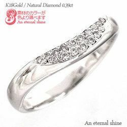 指輪 ダイヤモンド リング ダイヤ 0.1ct 無垢 リング k18ゴールド 18金 レディース ジュエリー アクセサリー