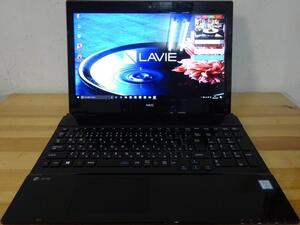 NEC ノートパソコン LAVIE Note Standard PC-NS350HAB/Core i3-7100U 2.4GHz/8GB/SSD256GB/BD/中古特価良品