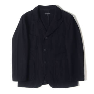 Engineered Garments ピークドラペル ウール メルトン 3B ベッドフォードジャケット (NB Bedford Jacket 20oz Melton) ネイビー XS